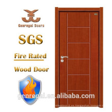Puerta de madera clasificada fuego del BS 1HR de alta calidad del servicio público del hotel
